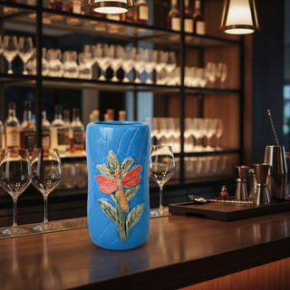 Tiki Mug Dragonfly Porcellana 45 cl Azzurra