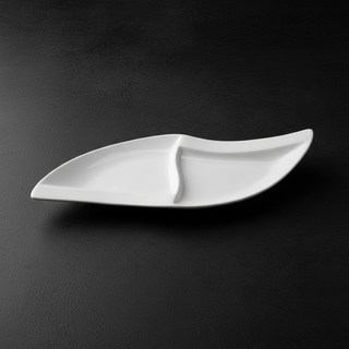 Vassoio Onda 2 scomparti 30 cm