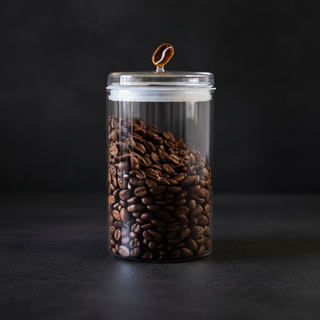 Bocal Café WD Verre Soufflé Artisanal
