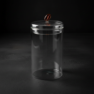 Bocal Café WD Verre Soufflé Artisanal