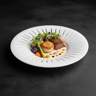 Piatto Zefiro Porcellana Gourmet Ø 28 cm