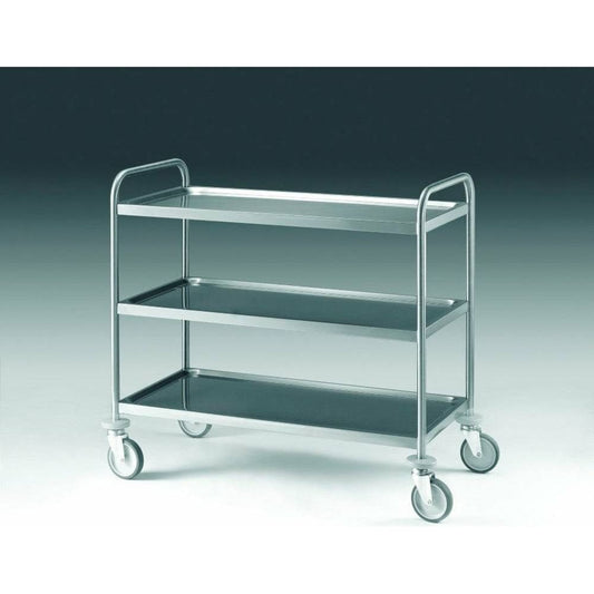 KAREL | CARRELLO INOX A 3 PIANI