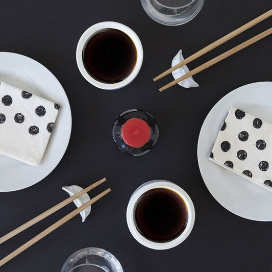 BALVI | SET SUSHI MUSHIKI BIANCO CERAMICA